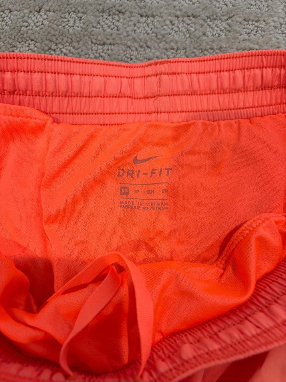 Nike Womens Tempo Femme Running Shorts XS - Coral - Picture 7 of 8